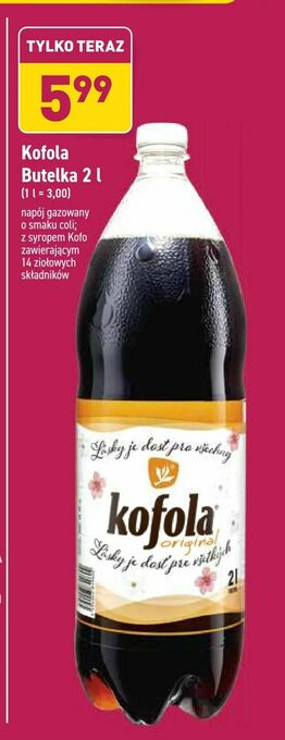 ALDI Kofola Butelka 2 l oferta