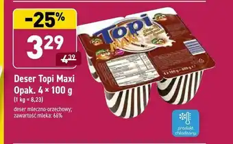 ALDI Deser Topi Maxi Opak. 4 × 100 g oferta