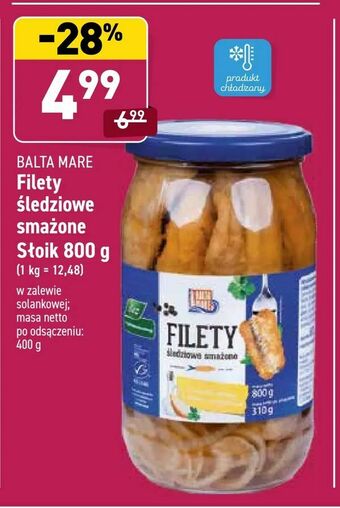 ALDI Filety śledziowe smażone oferta