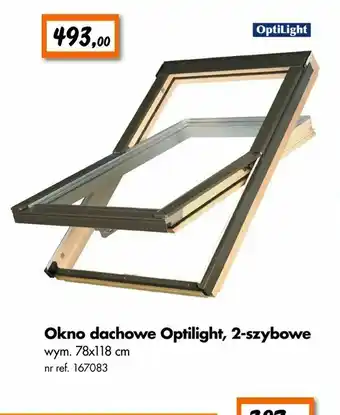 Bricoman Okno dachowe Optilight, 2-szybowe oferta