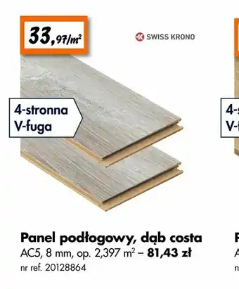 Bricoman Panel podłogowy, dąb costa oferta