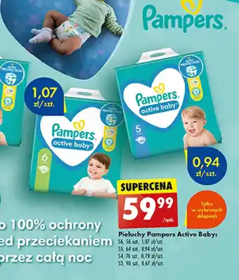 Biedronka Pieluchy Pampers oferta