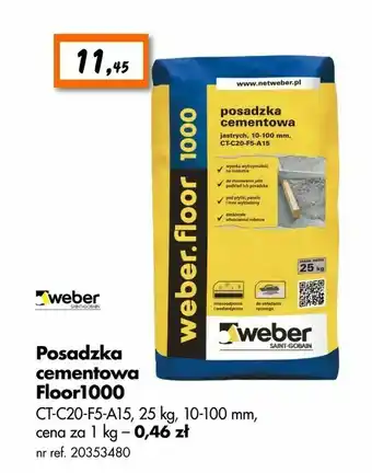 Bricoman Posadzka cementowa Floor1000 oferta