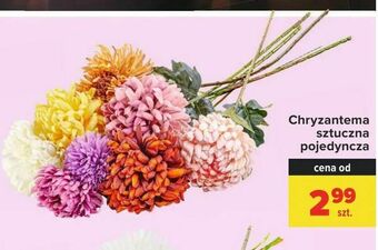 Carrefour Chryzantema sztuczna pojedyncza oferta