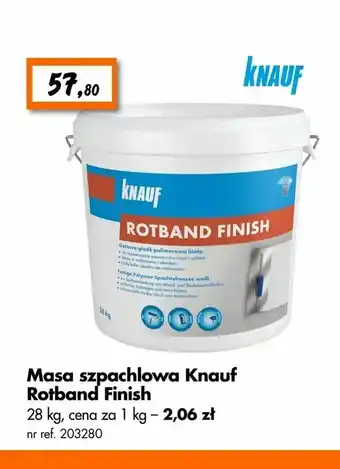 Bricoman Masa szpachlowa Knauf Rotband Finish oferta