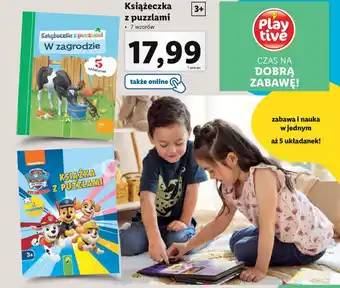 Lidl Książeczka z puzzlami oferta