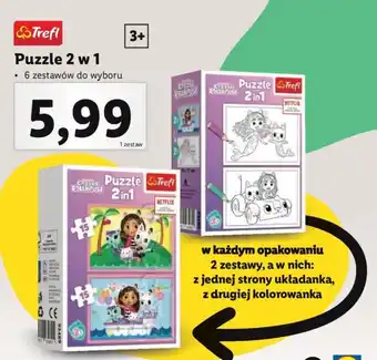 Lidl Puzzle 2 w 1 oferta