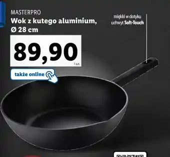 Lidl MASTERPRO Wok z kutego aluminium, 28 cm oferta