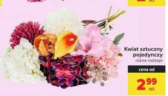 Carrefour Kwiat sztuczny pojedynczy oferta