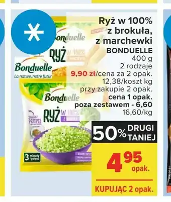 Carrefour Ryż w 100% z brokuła, z marchewki oferta