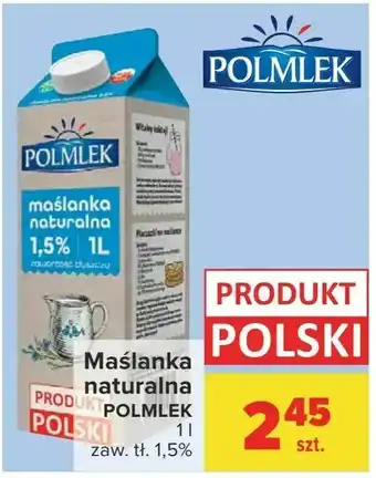 Carrefour Maślanka naturalna oferta