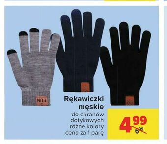 Carrefour Rękawiczki męskie oferta