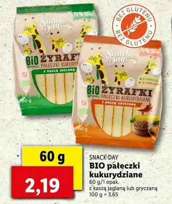 Lidl BIO pałeczki kukurydziane oferta