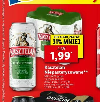 Lidl Kasztelan Niepasteryzowane oferta