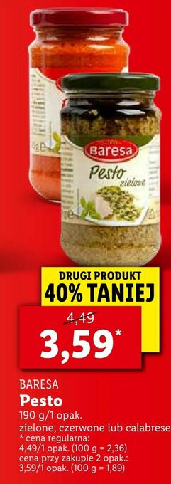 Lidl Pesto oferta