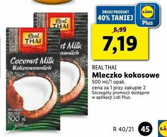 Lidl Mleczko kokosowe oferta