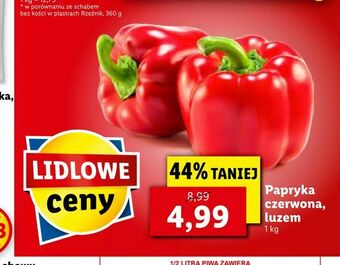 Lidl Papryka czerwona, luzem oferta