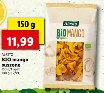 Lidl BIO mango suszone oferta