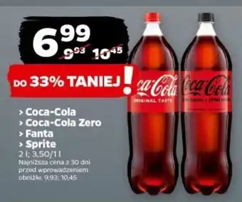 Coca Cola Coca Cola Zero Fanta Sprite 2l