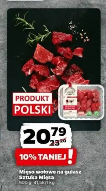 Netto Mięso wolowe na gulasz Sztuka Mięsa 500 g oferta