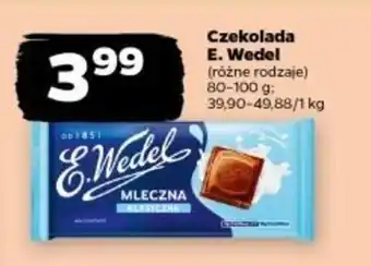 Netto Czekolada E. Wedel 80-100 g oferta