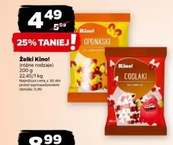 Netto Żelki Kino! 200 g oferta