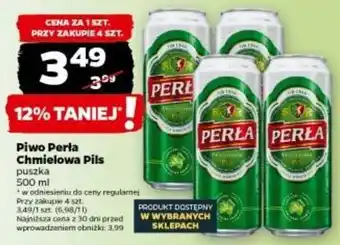 Netto Piwo Perła Chmielowa Pils 500ml oferta