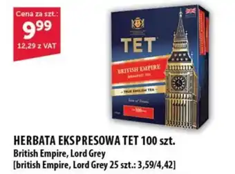 Eurocash HERBATA EKSPRESOWA TET 100 szt. oferta