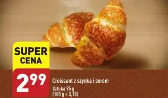 ALDI Croissant z szynką i serem 95 g oferta