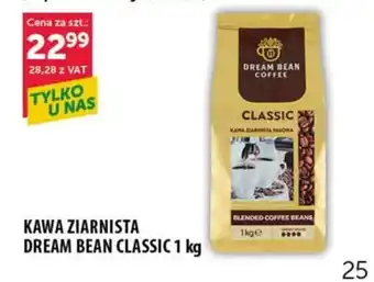 Eurocash KAWA ZIARNISTA DREAM BEAN CLASSIC 1 kg oferta