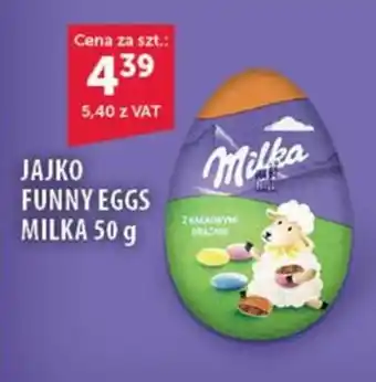 Eurocash JAJKO FUNNY EGGS MILKA 50 g oferta