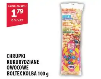 Eurocash CHRUPKI KUKURYDZIANE OWOCOWE BOLTEX KOLBA 100 g oferta