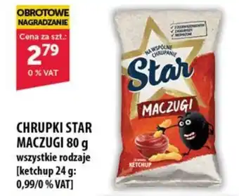Eurocash CHRUPKI STAR MACZUGI 80 g oferta