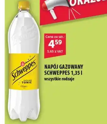 Eurocash NAPÓJ GAZOWANY SCHWEPPES 1,35 l oferta