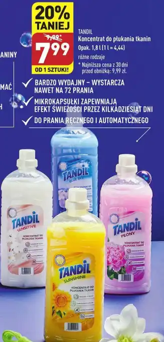 ALDI TANDIL Koncentrat do płukania tkanin 1,8 l oferta