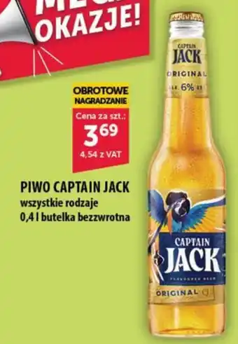 Eurocash PIWO CAPTAIN JACK 0,4 l oferta