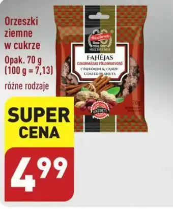 ALDI Orzeszki ziemne w cukrze 70 g oferta