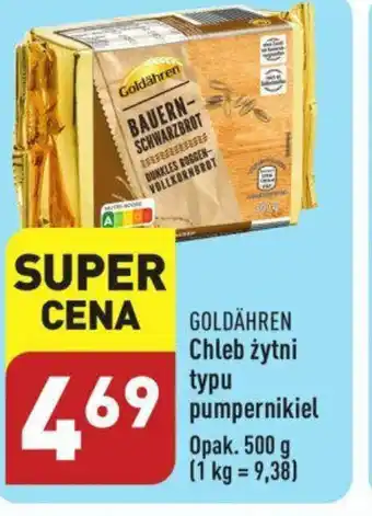 ALDI GOLDÄHREN Chleb żytni typu pumpernikiel 500 g oferta