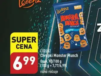ALDI LORENZ Chrupki Monster Munch 90/100 g oferta