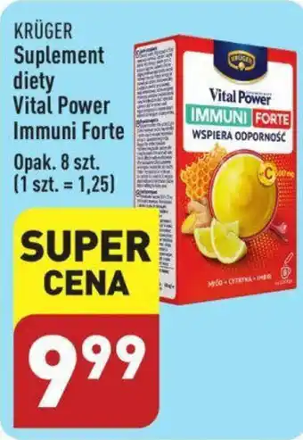 ALDI KRÜGER Suplement diety Vital Power Immuni Forte 8 szt. oferta