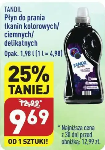 ALDI TANDIL Płyn do prania tkanin kolorowych/ciemnych/delikatnych 1,98l oferta