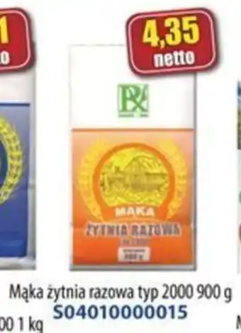 Mąka żytnia razowa typ 2000