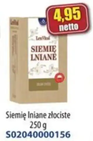 AT Siemię lniane złociste 250 g oferta