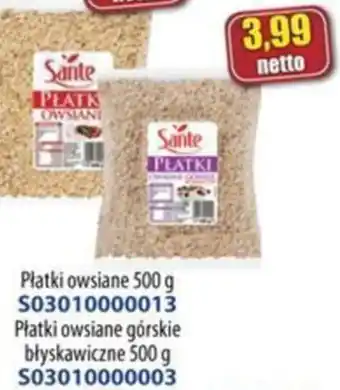Płatki owsiane górskie błyskawiczne 500 g