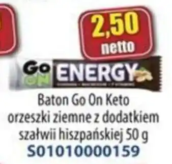 Baton Go On Keto orzeszki ziemne 50 g