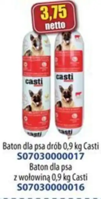 Baton dla psa drób/wołowina 0,9 kg