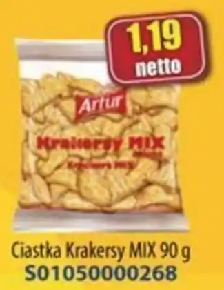 AT Ciastka Krakersy mix 90 g oferta