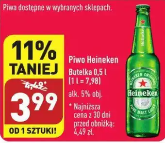 ALDI Piwo Heineken 0,5l oferta
