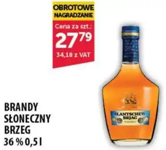 BRANDY SŁONECZNY BRZEG 36 % 0,5L