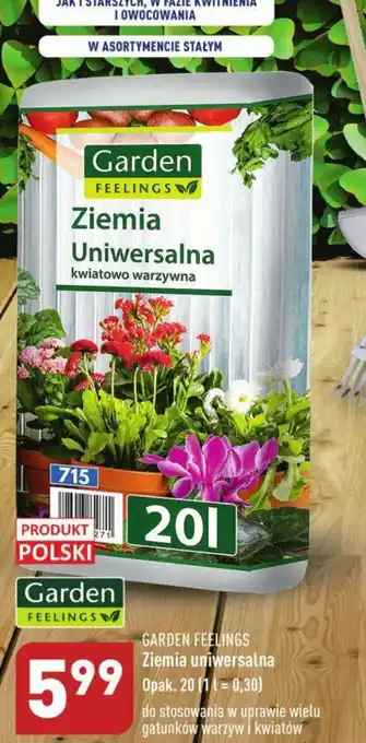 GARDEN FEELINGS Ziemia uniwersalna 20l